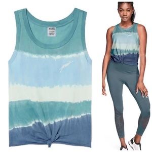 Victoria’s Secret PINK tie-front muscle tank